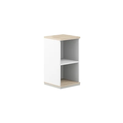 Стеллаж 2 ур. 400х400х750/ AG.203.WH.AR/ корпус: белый, топ-дно: ак.равелло