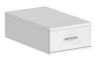 Подвесная тумба с 1 ящ., 600, 400х446х173/ SG.531.WH.WH/ корпус: белый; фасады:белый