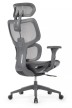 Кресло для руководителя Riva Design Argo W-228 серая сетка - 4