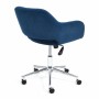 Кресло для персонала TetChair Modena синий флок - 3