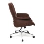 Кресло для персонала TetChair YORK коричневый флок - 2