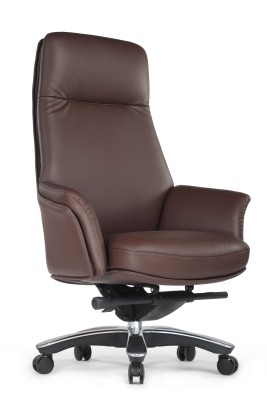 Кресло для руководителя Riva Design Batisto A2018 коричневая кожа