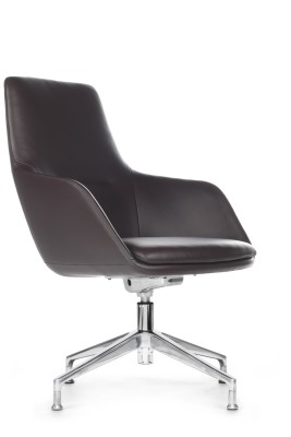 Конференц-кресло Riva Design Soul ST C1908 темно-коричневая кожа