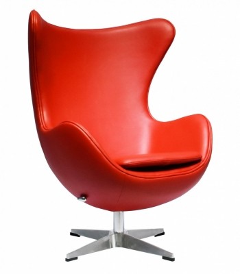 Дизайнерское кресло EGG CHAIR красный