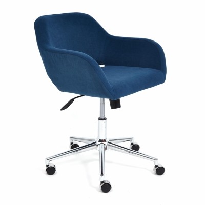 Кресло для персонала TetChair Modena синий флок